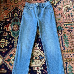 Madewell Full Length Classic Straight Denim